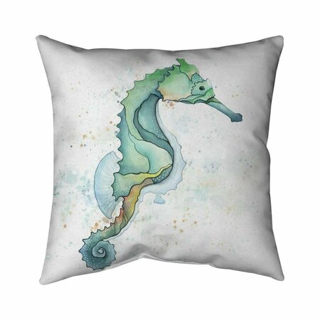 FONDO 20 x 20 in. Sea Horse-Double Sided Print Indoor Pillow FO2774156